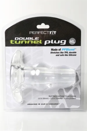 Double Tunnel Plug XL - Clear