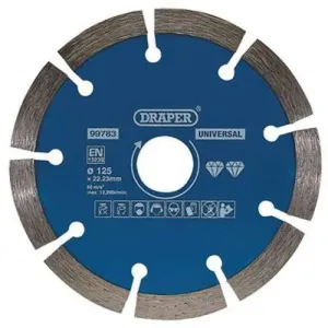 Draper 99783 Segmented Diamond Blade, 125Mm Dr-99783