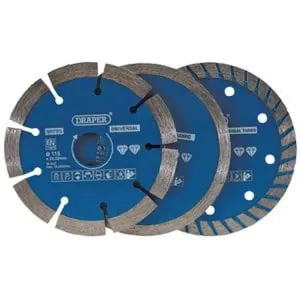Draper Diamond Blade Set, 115Mm (3 Piece) Dr-99795
