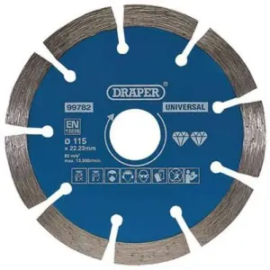 Draper Segmented Diamond Blade, 115Mm Dr-99782
