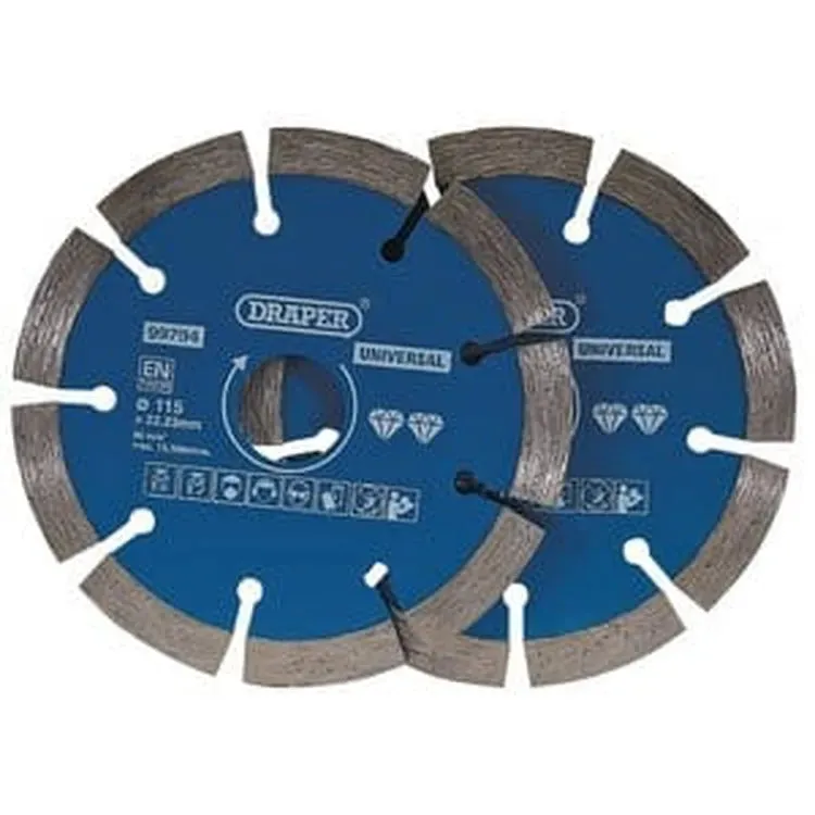 Draper Segmented Diamond Blade, 115Mm (Pack Of 2) Dr-99794
