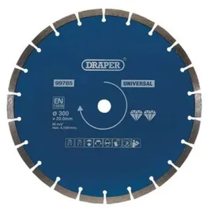 Draper Segmented Diamond Blade, 300Mm Dr-99785