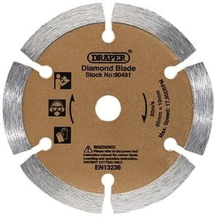 Draper Segmented Diamond Blade, 85Mm Dr-90491