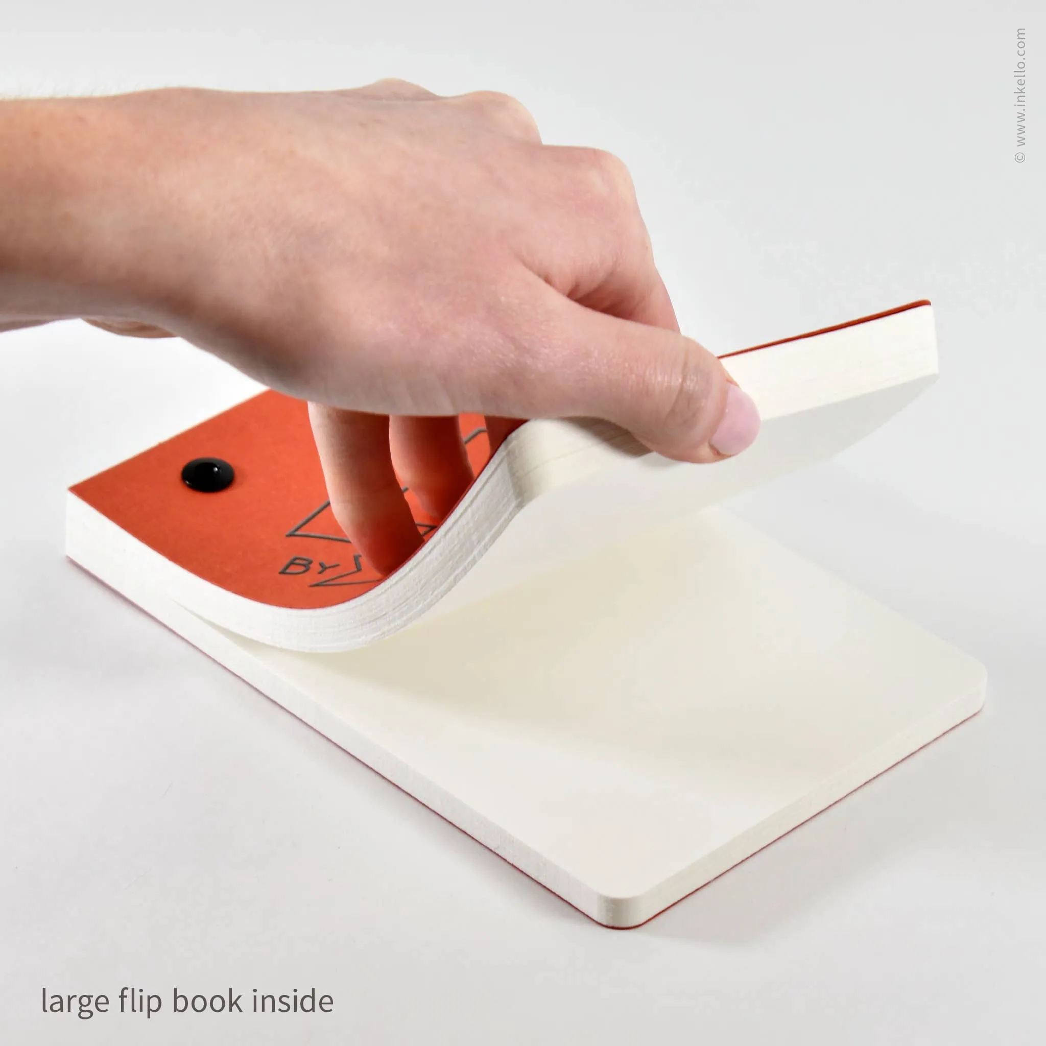 Draw-Your-Own Flip Book   Pencil (#316): Kraft Brown / Small