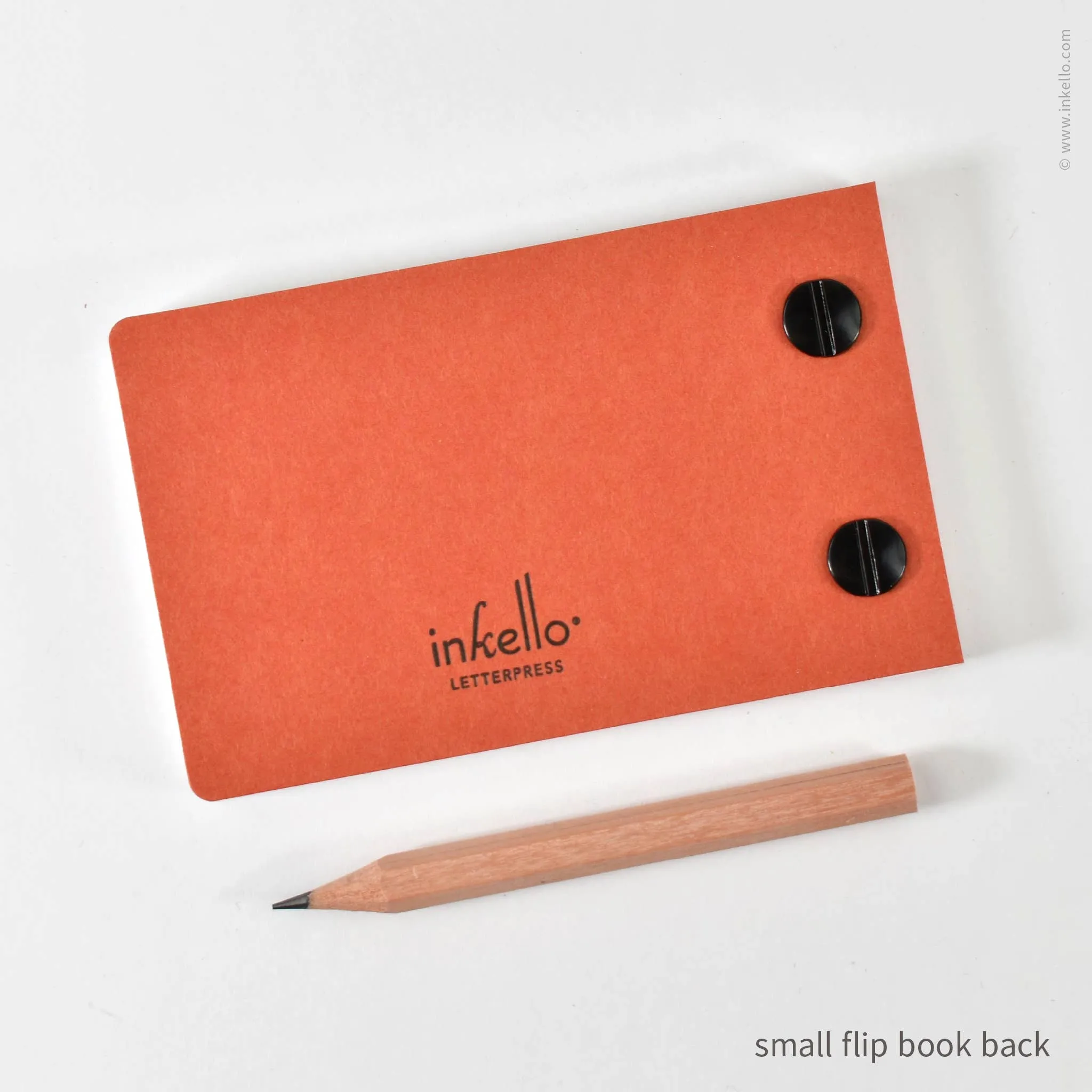 Draw-Your-Own Flip Book   Pencil (#316): Kraft Brown / Small