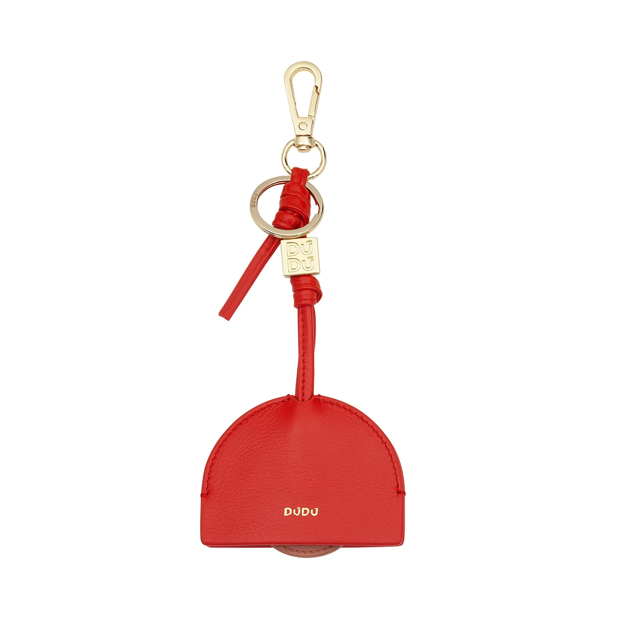 DUDU key ring for leather Airtag, Apple Air Tag compatible case, laptop, with carabiner