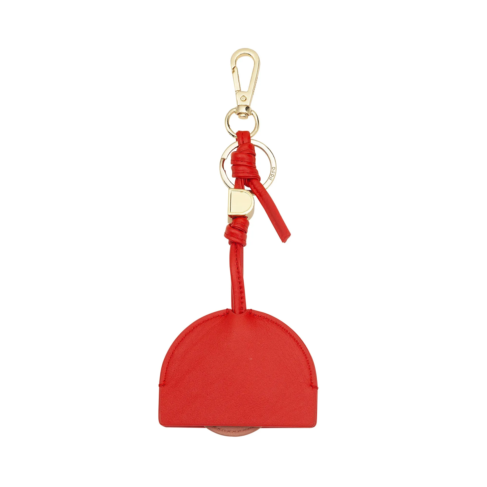 DUDU key ring for leather Airtag, Apple Air Tag compatible case, laptop, with carabiner