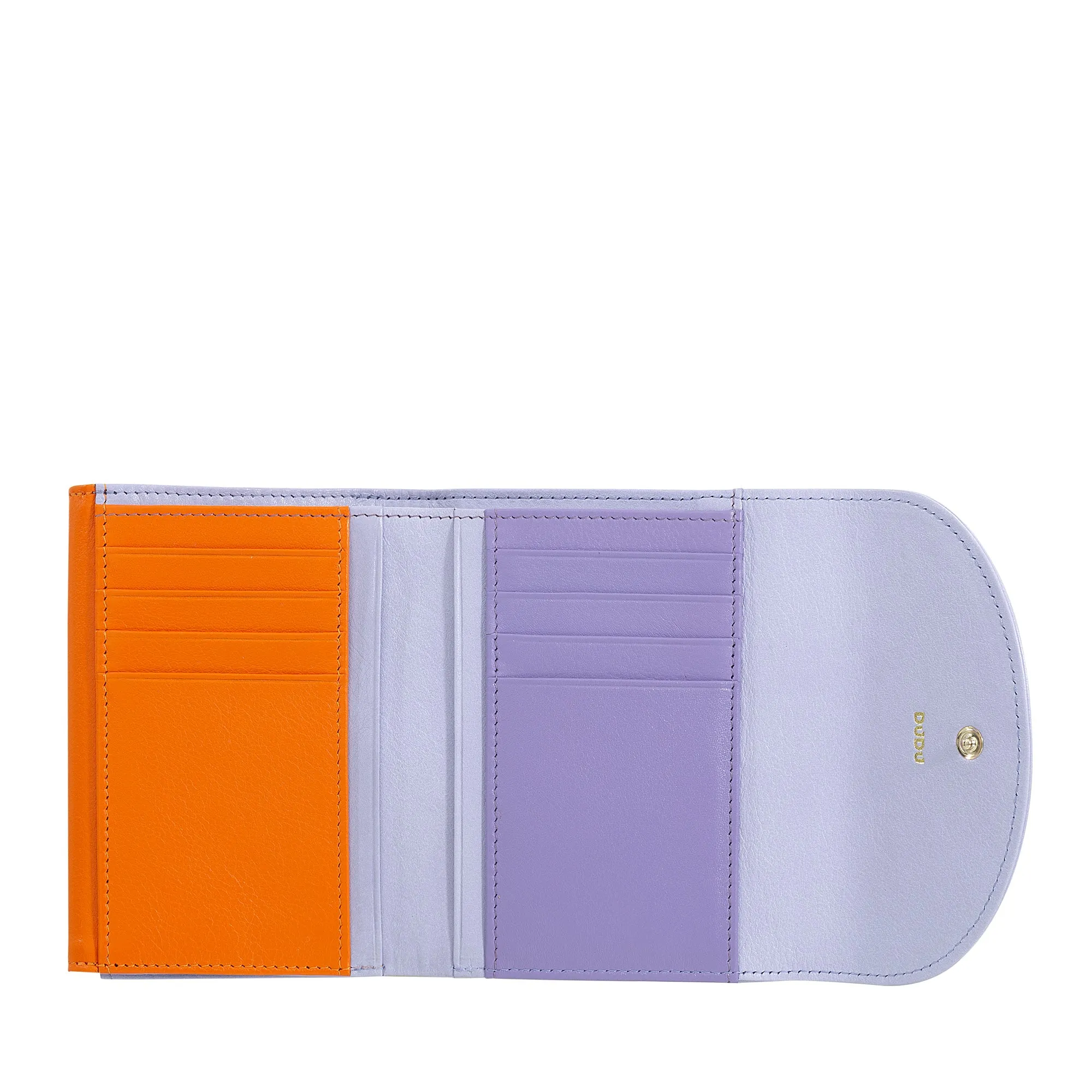 DUDU WOMEN RFID WORLD WALLS WITH PORTAMONE, COLOR LEAVE WALLS DOUBLE PATTA CARD CARD CARD Banknotes
