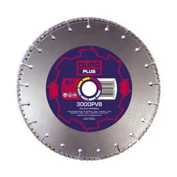 DURO DPVB Vacuum Brazed Diamond Blade 300mm / 12in - View Cutting Details