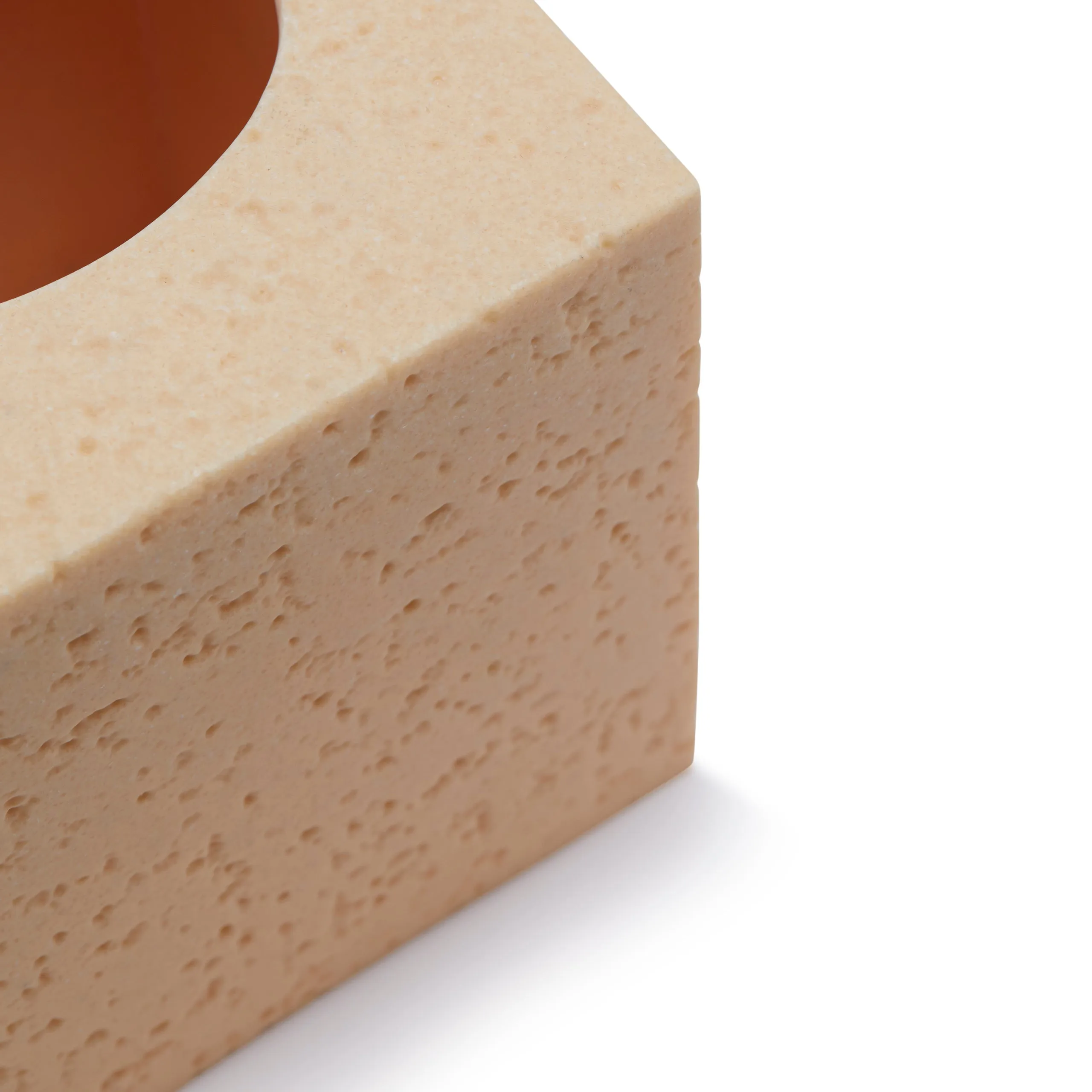 DWELL SAND TISSUE BOX (14X14X14CM - NATURAL)