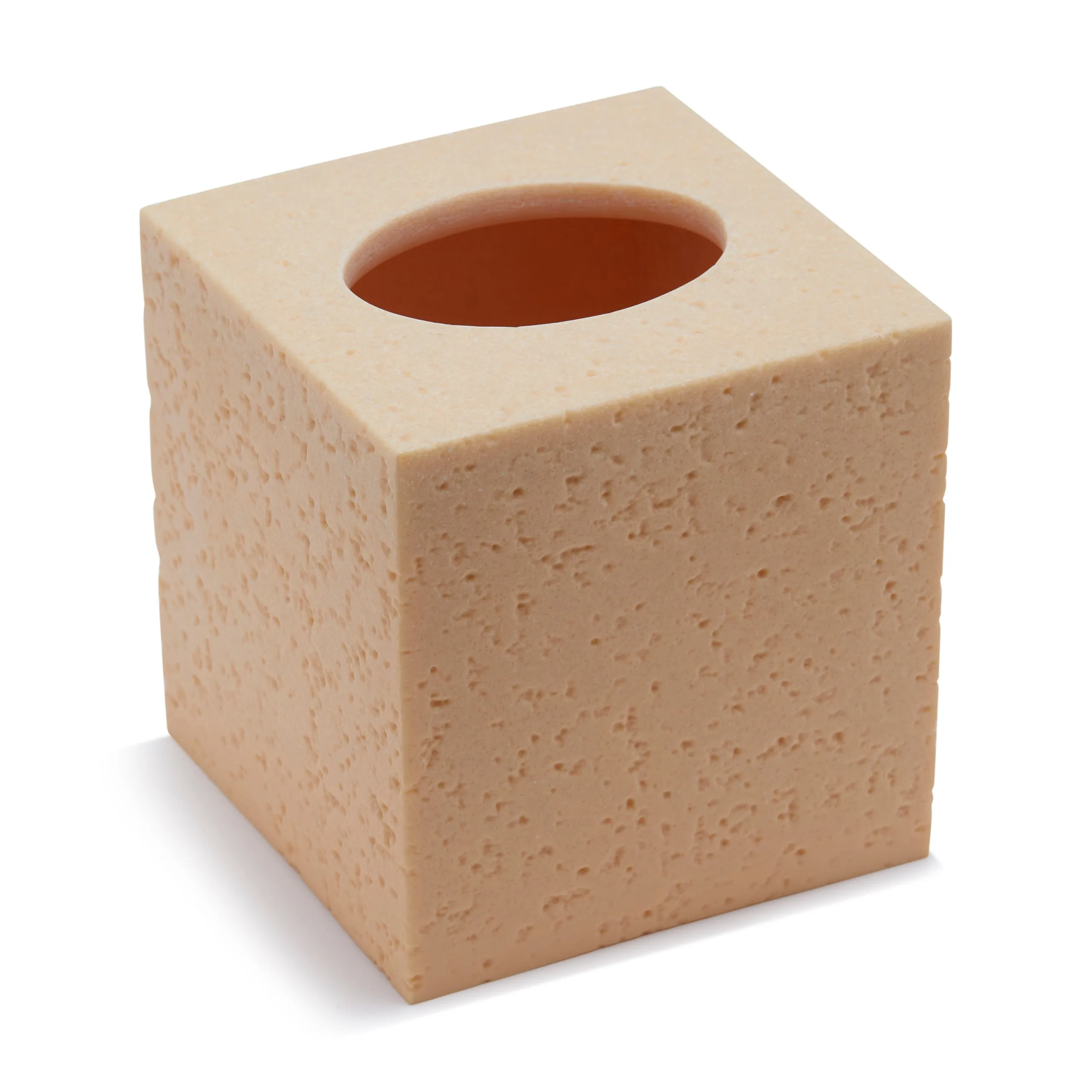 DWELL SAND TISSUE BOX (14X14X14CM - NATURAL)