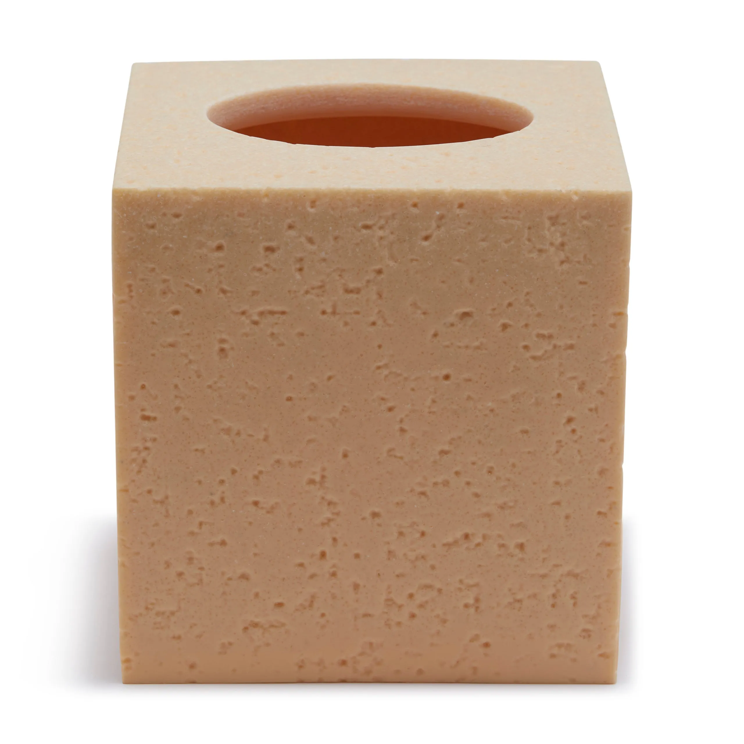 DWELL SAND TISSUE BOX (14X14X14CM - NATURAL)