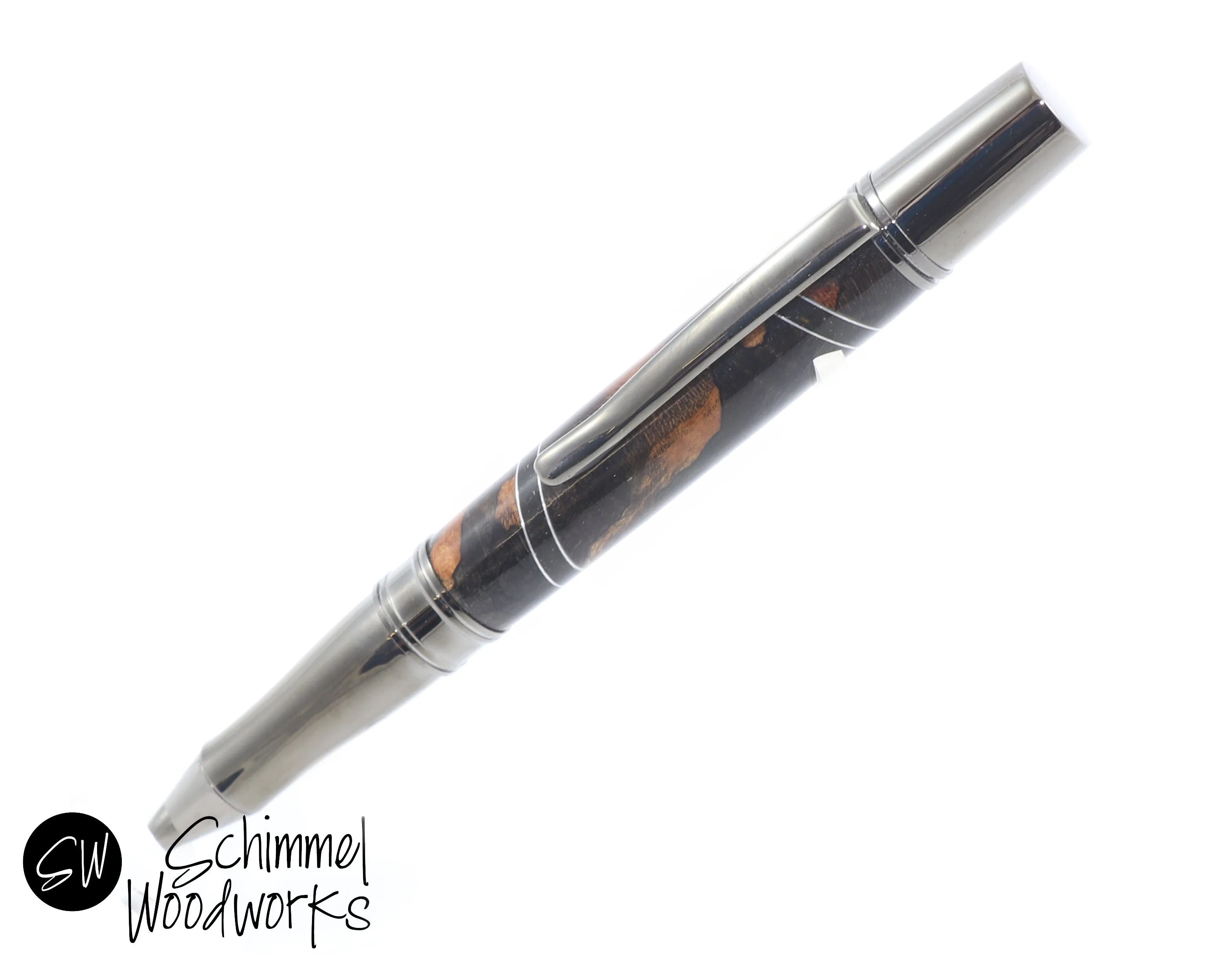 Dyed Segmented Wood Pen
