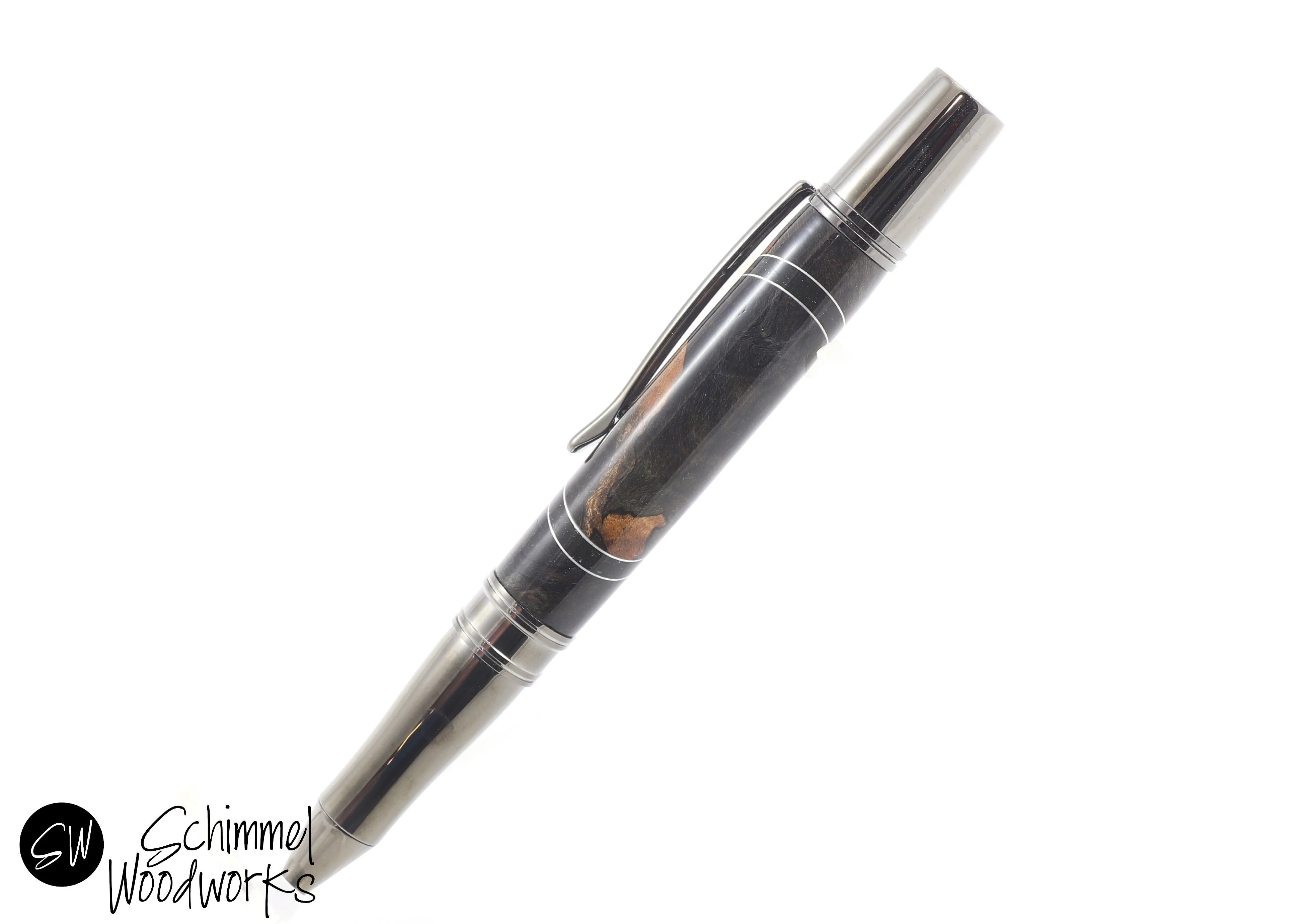 Dyed Segmented Wood Pen