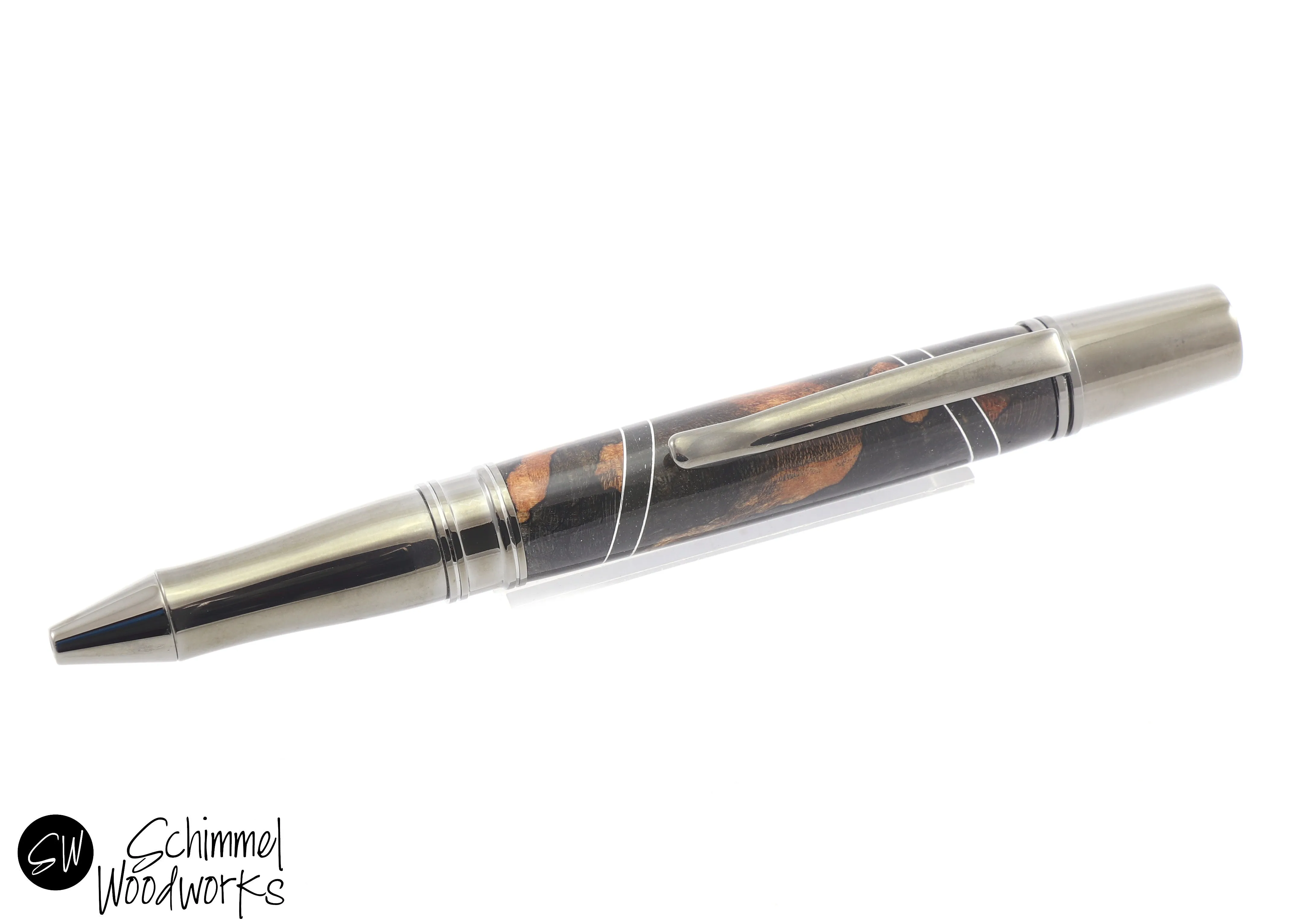 Dyed Segmented Wood Pen