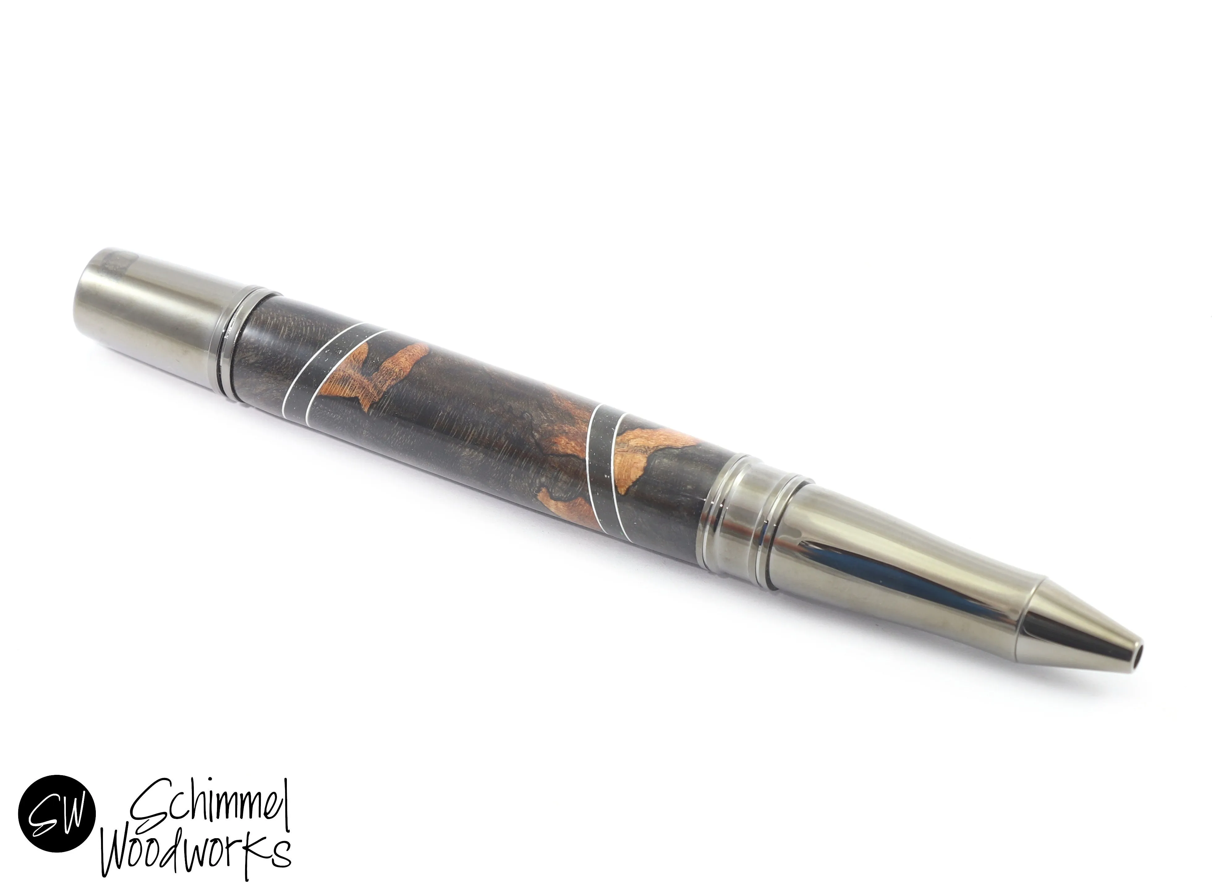 Dyed Segmented Wood Pen