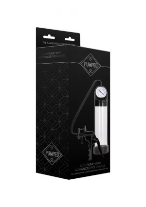 Elite Pump With Advanced Psi Gauge - Transparent