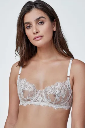 Entice Balconette Bra - White
