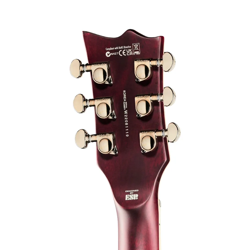 ESP LTD EC401 Quilted Maple Electric Guitar - See Through Black Cherry Sunburst
