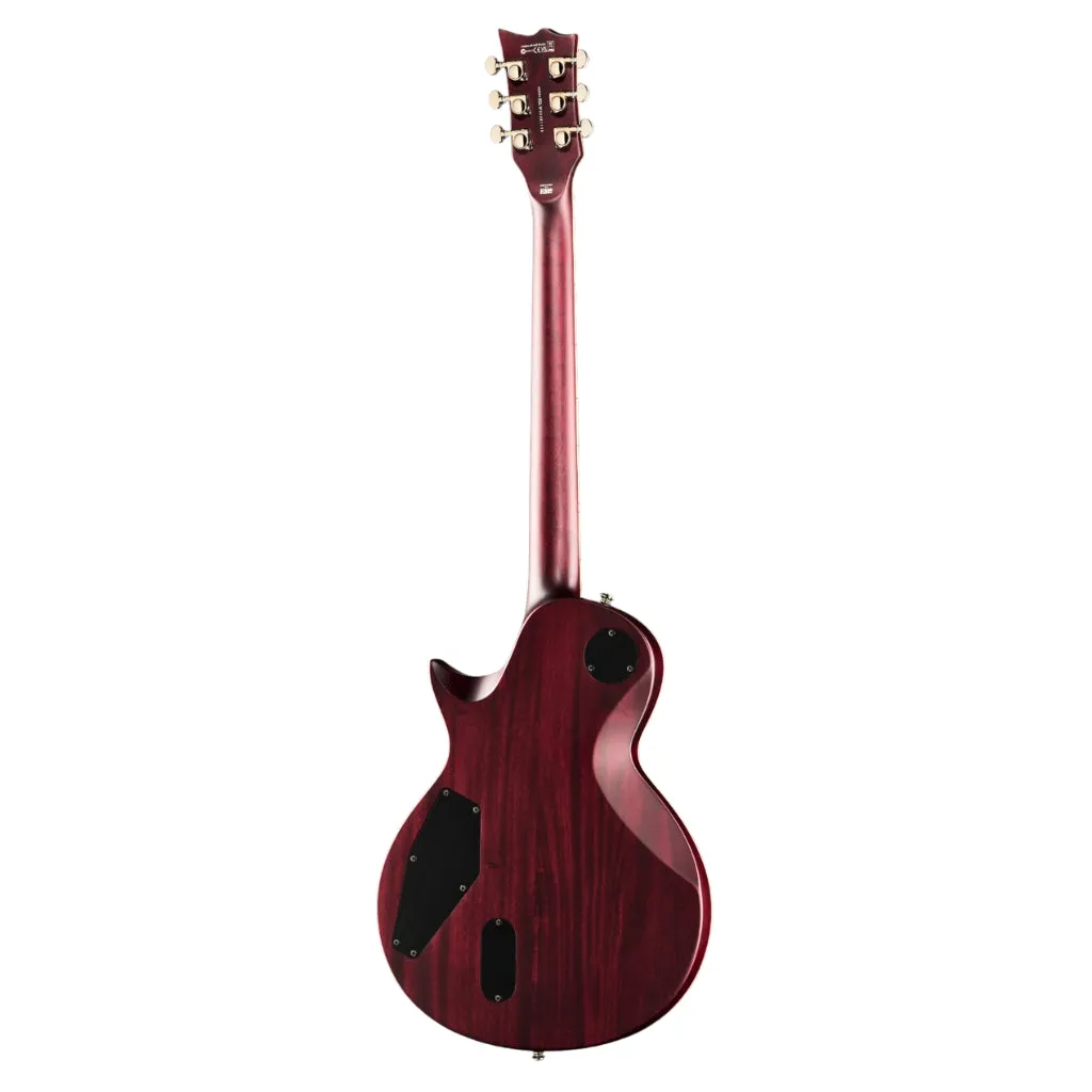 ESP LTD EC401 Quilted Maple Electric Guitar - See Through Black Cherry Sunburst