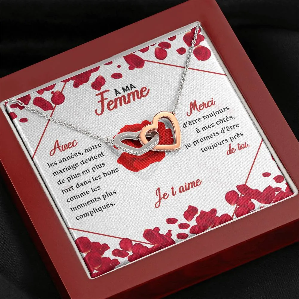 ETERNITY • Collier Amoureux Double Cœur