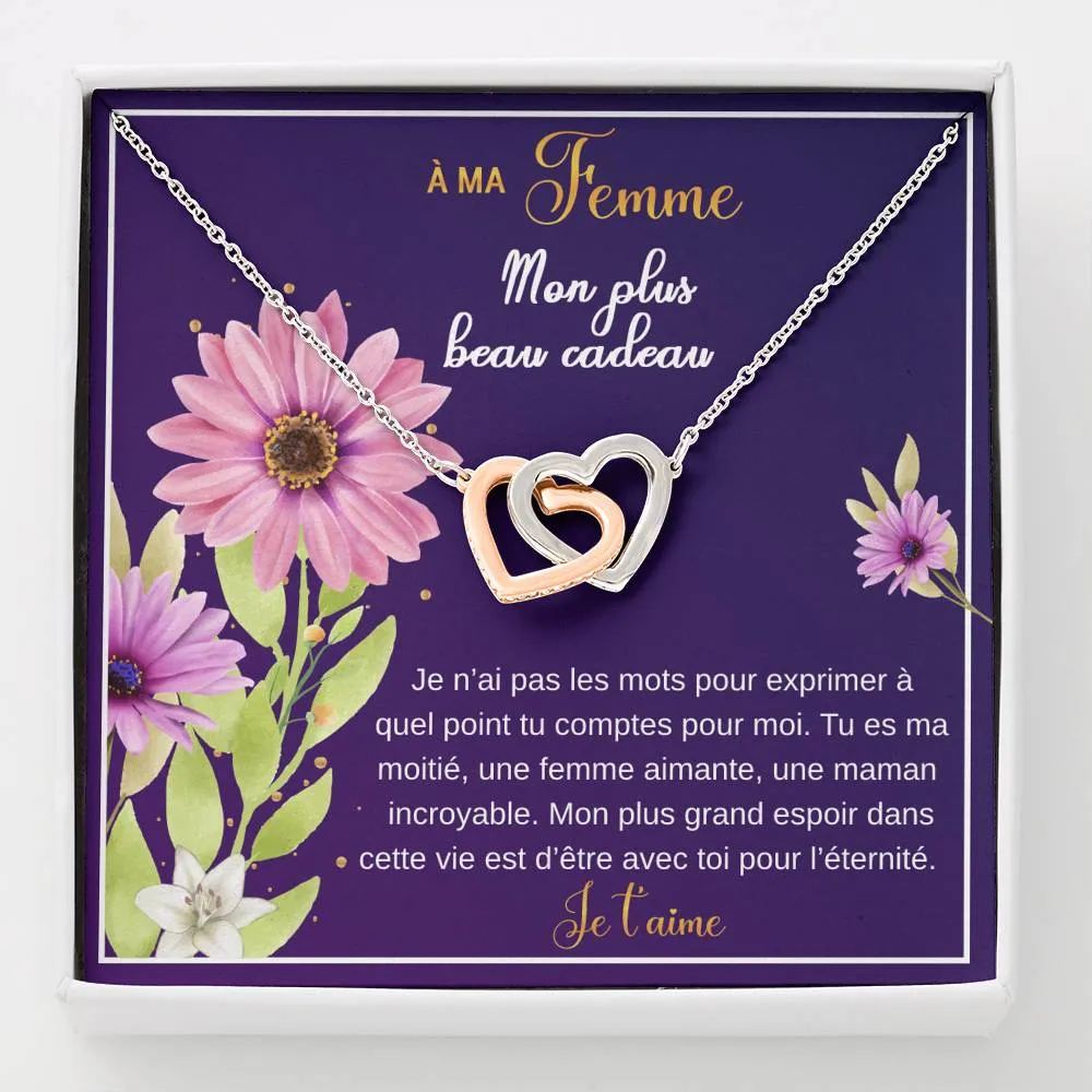 ETERNITY • Collier Amoureux Double Cœur