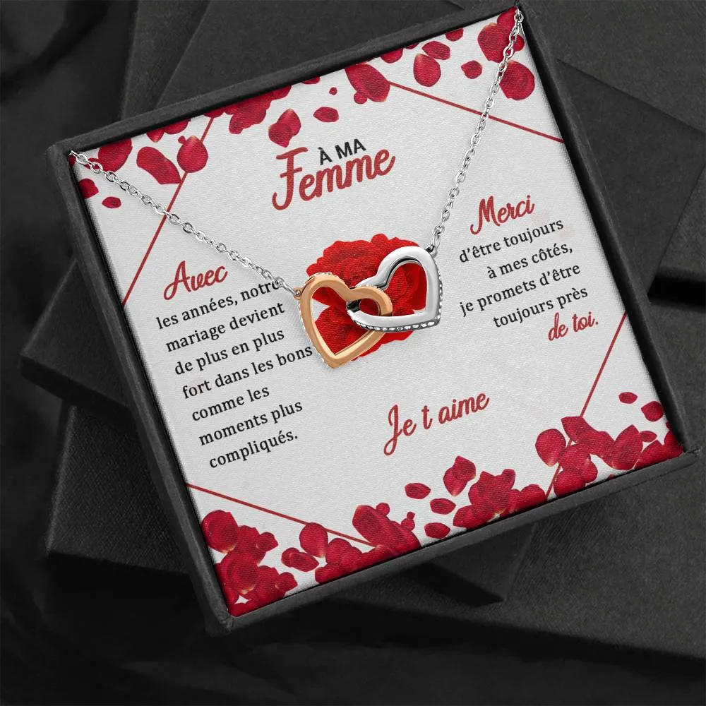 ETERNITY • Collier Amoureux Double Cœur
