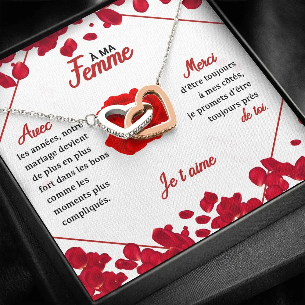 ETERNITY • Collier Amoureux Double Cœur