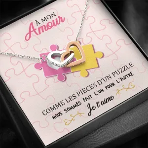 ETERNITY • Collier Amoureux Double Cœur