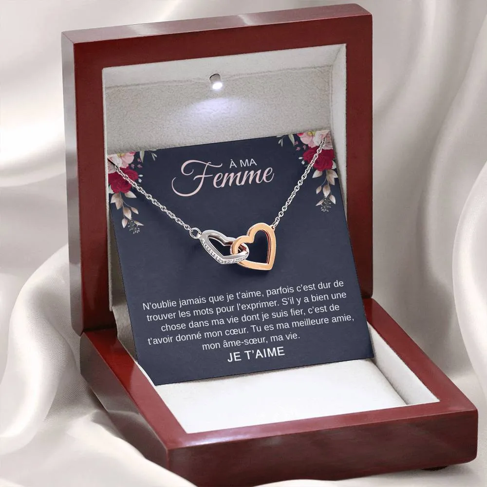ETERNITY • Collier Déclaration d'amour Double Cœur