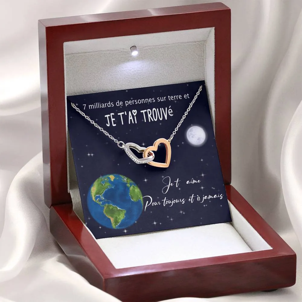 ETERNITY • Collier Déclaration d'amour Double Cœur