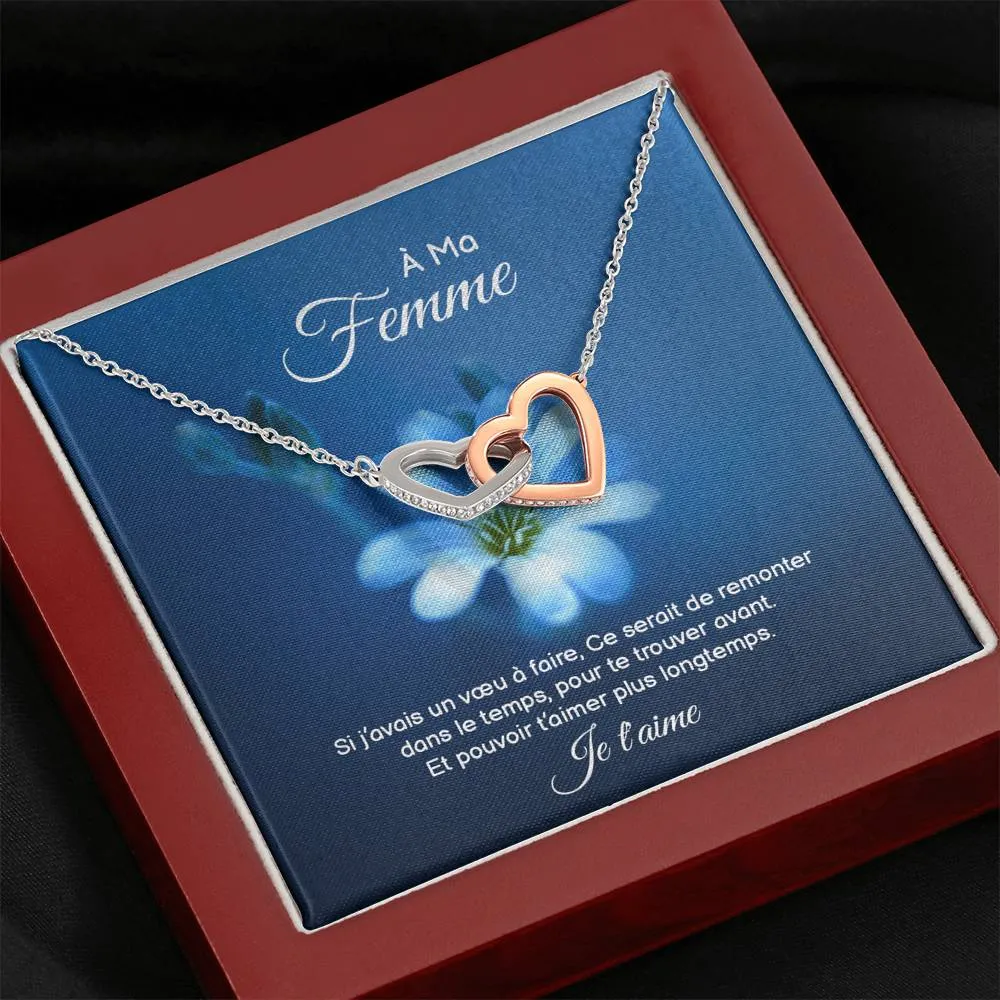 ETERNITY • Collier Déclaration d'amour Double Cœur