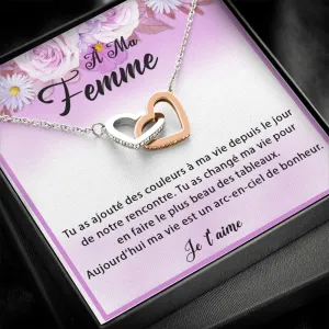 ETERNITY • Collier Déclaration d'amour Double Cœur