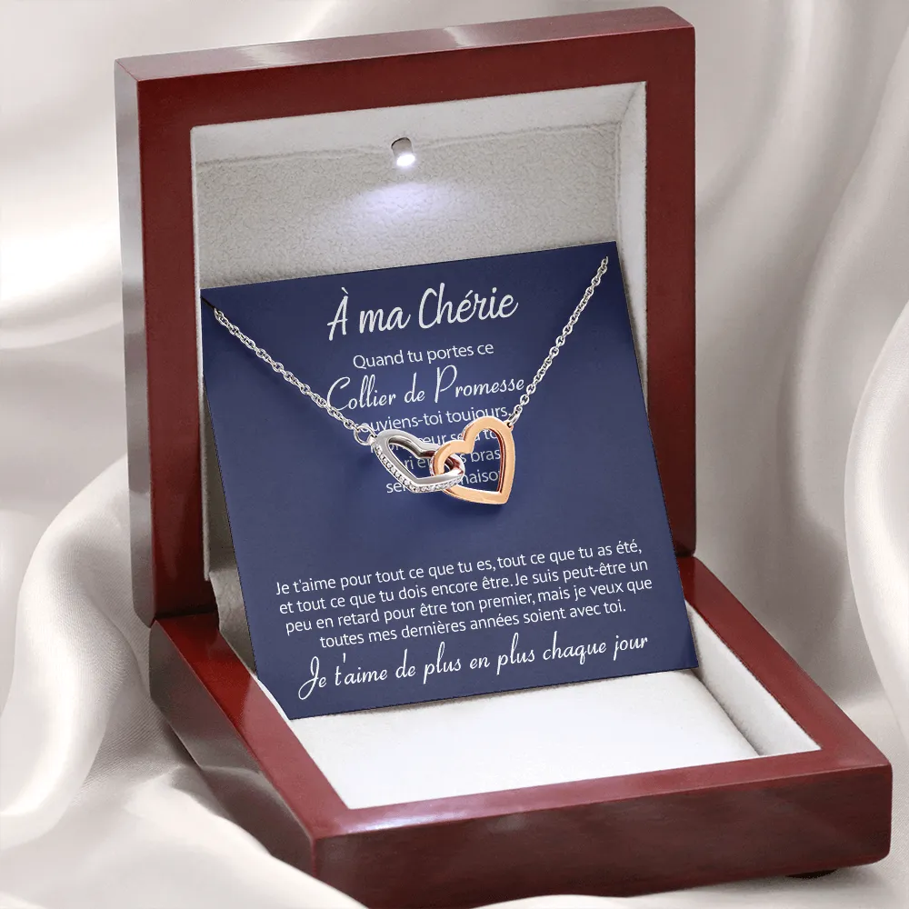 ETERNITY • Collier Déclaration d'amour Double Cœur