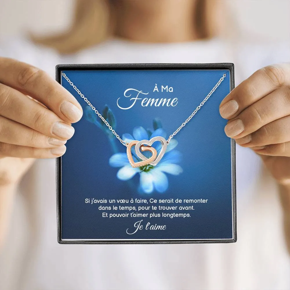 ETERNITY • Collier Déclaration d'amour Double Cœur
