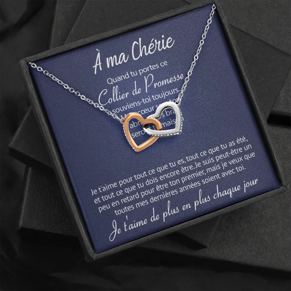 ETERNITY • Collier Déclaration d'amour Double Cœur