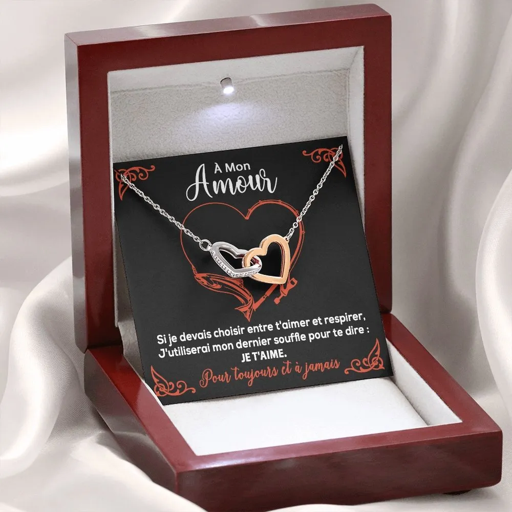 ETERNITY • Collier Déclaration d'amour Double Cœur