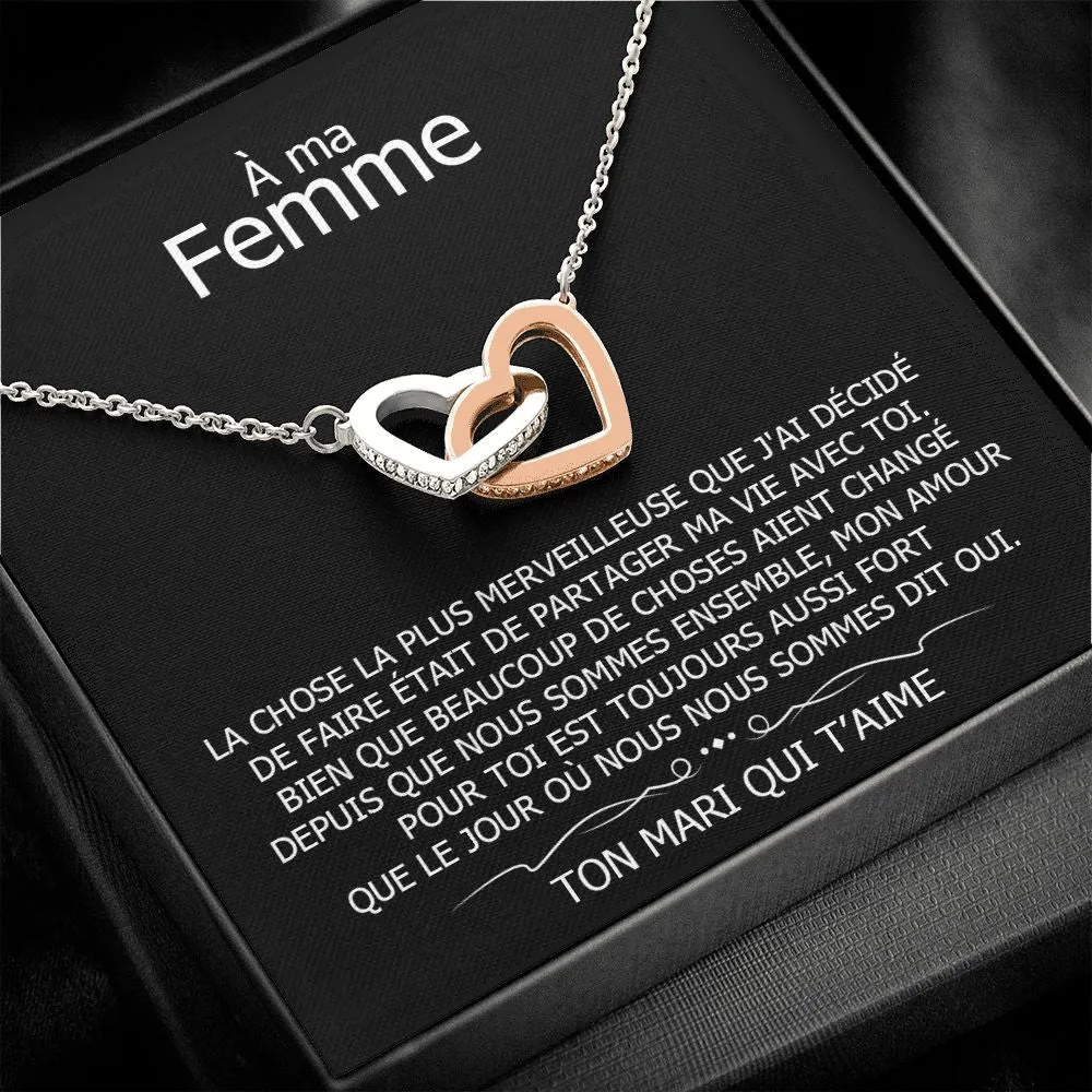 ETERNITY • Collier Déclaration d'amour Double Cœur