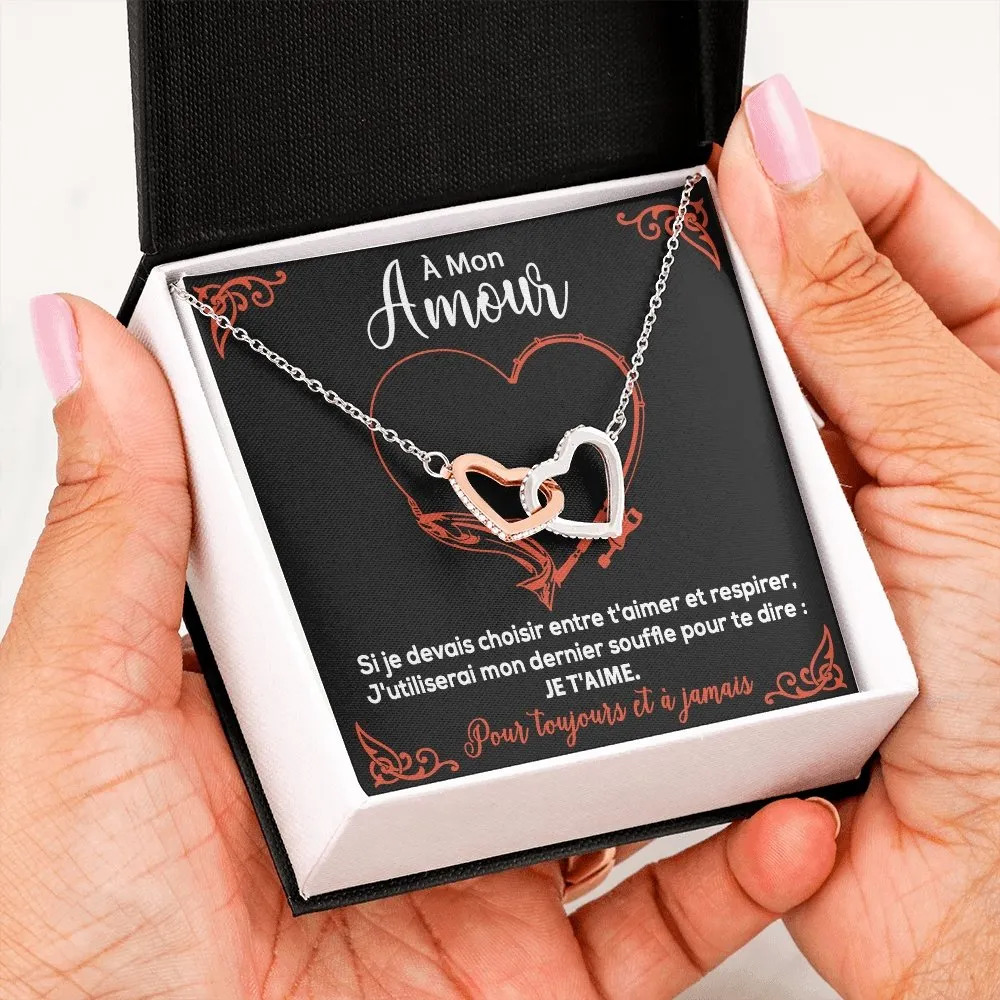 ETERNITY • Collier Déclaration d'amour Double Cœur