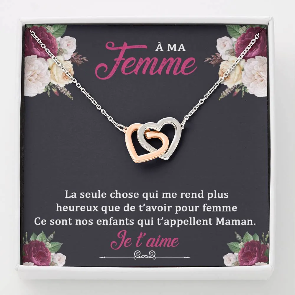 ETERNITY • Collier Déclaration d'amour Double Cœur