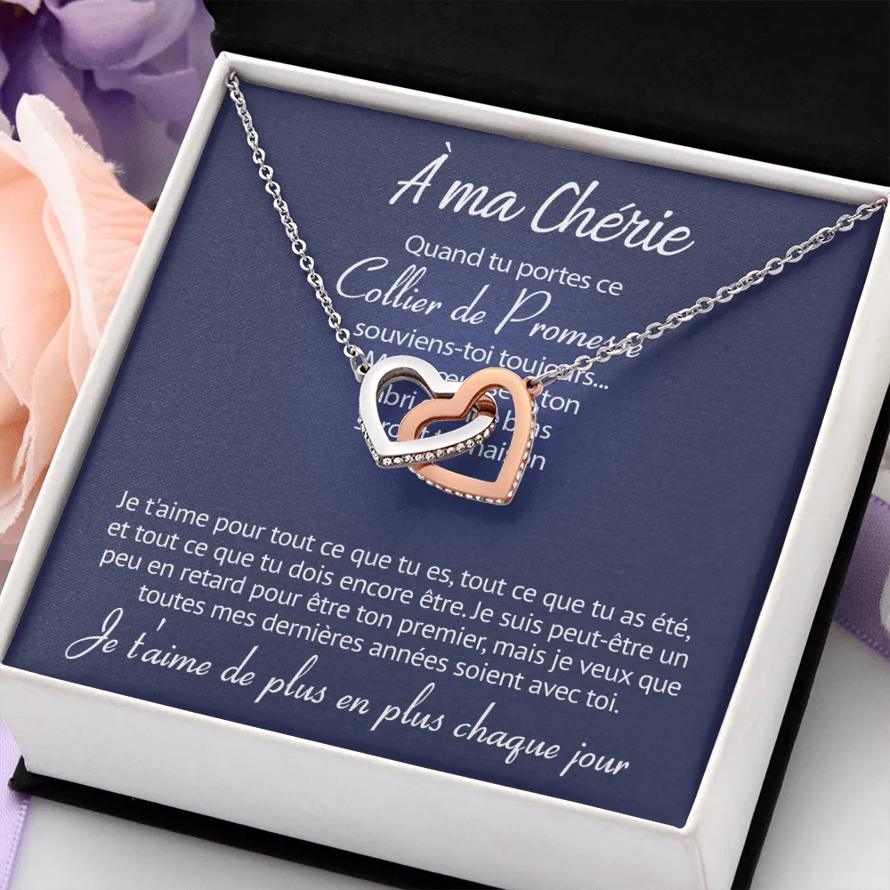 ETERNITY • Collier Déclaration d'amour Double Cœur