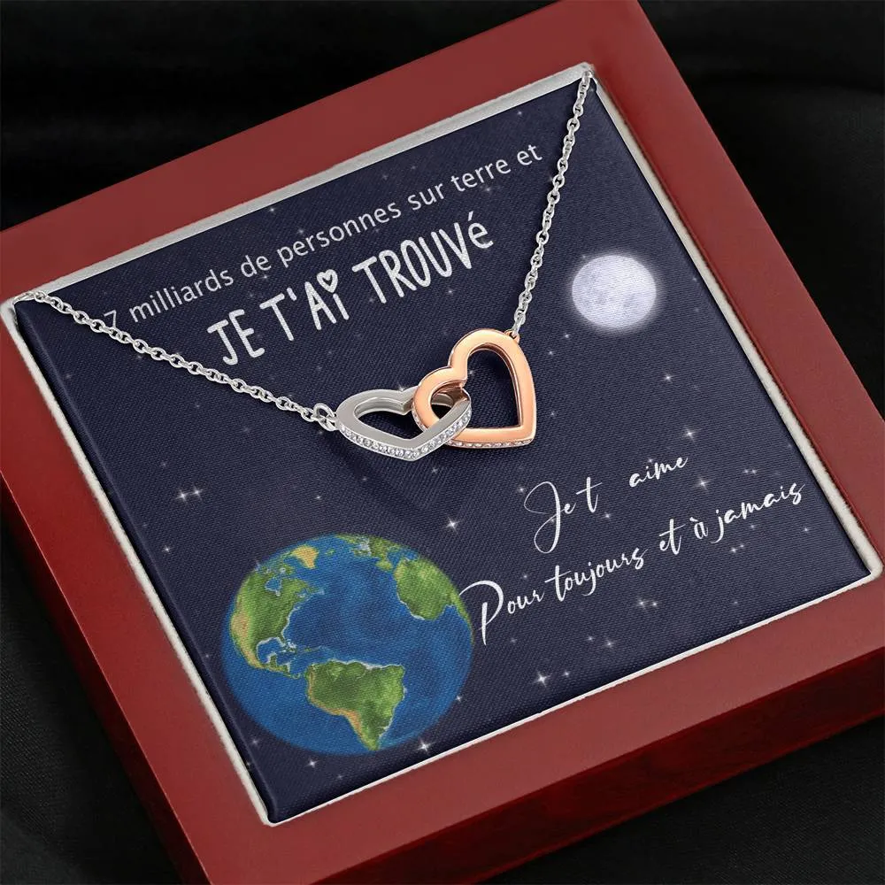 ETERNITY • Collier Déclaration d'amour Double Cœur