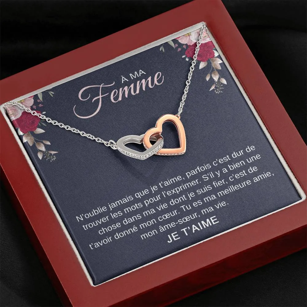 ETERNITY • Collier Déclaration d'amour Double Cœur