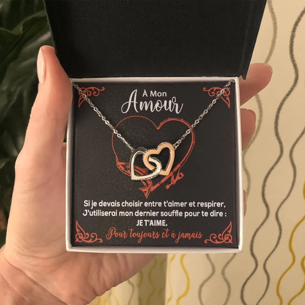 ETERNITY • Collier Déclaration d'amour Double Cœur