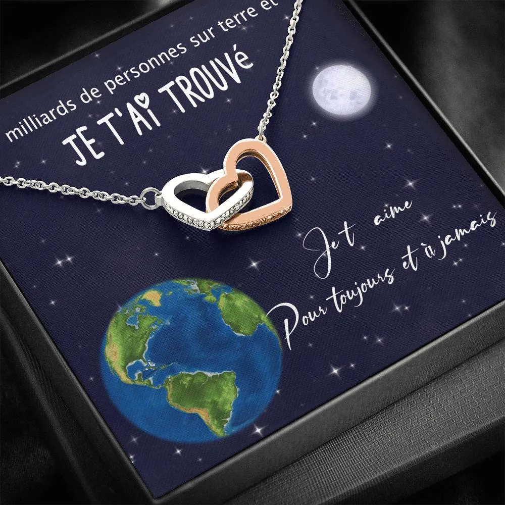 ETERNITY • Collier Déclaration d'amour Double Cœur
