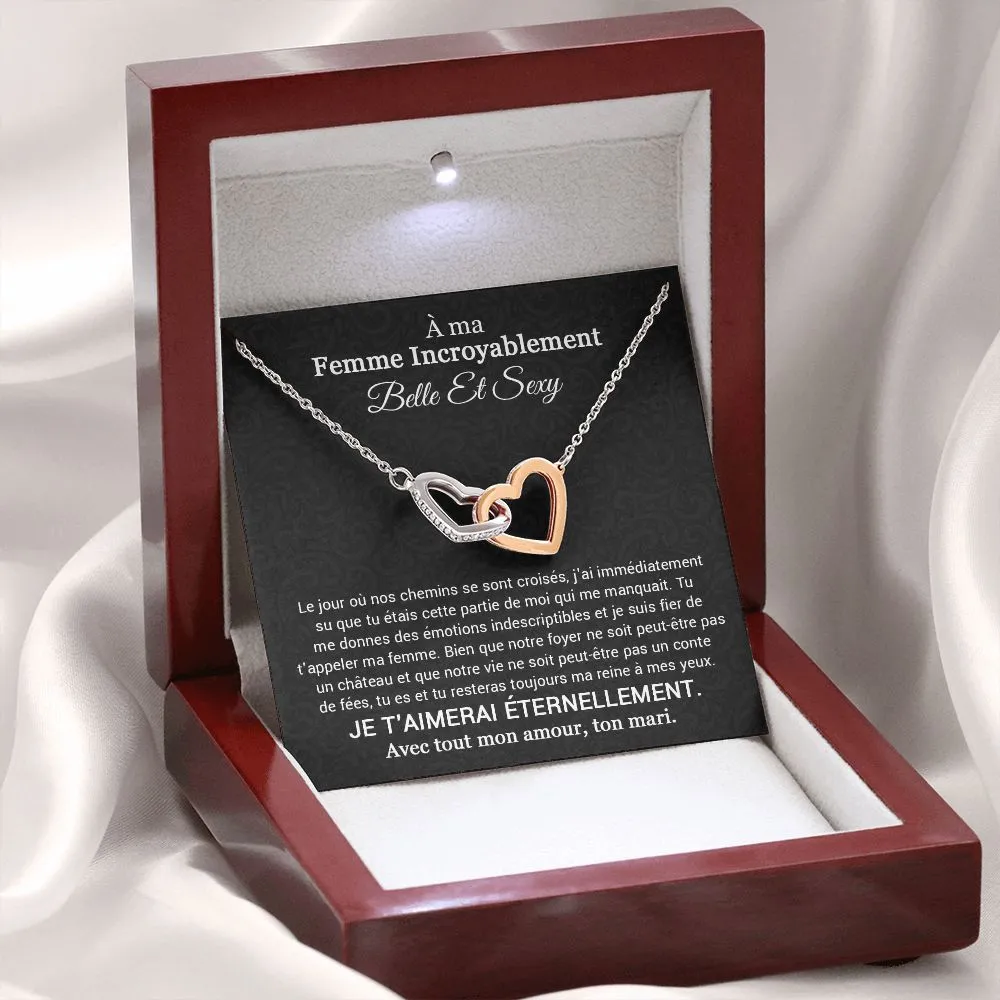 ETERNITY • Collier Déclaration d'amour Double Cœur