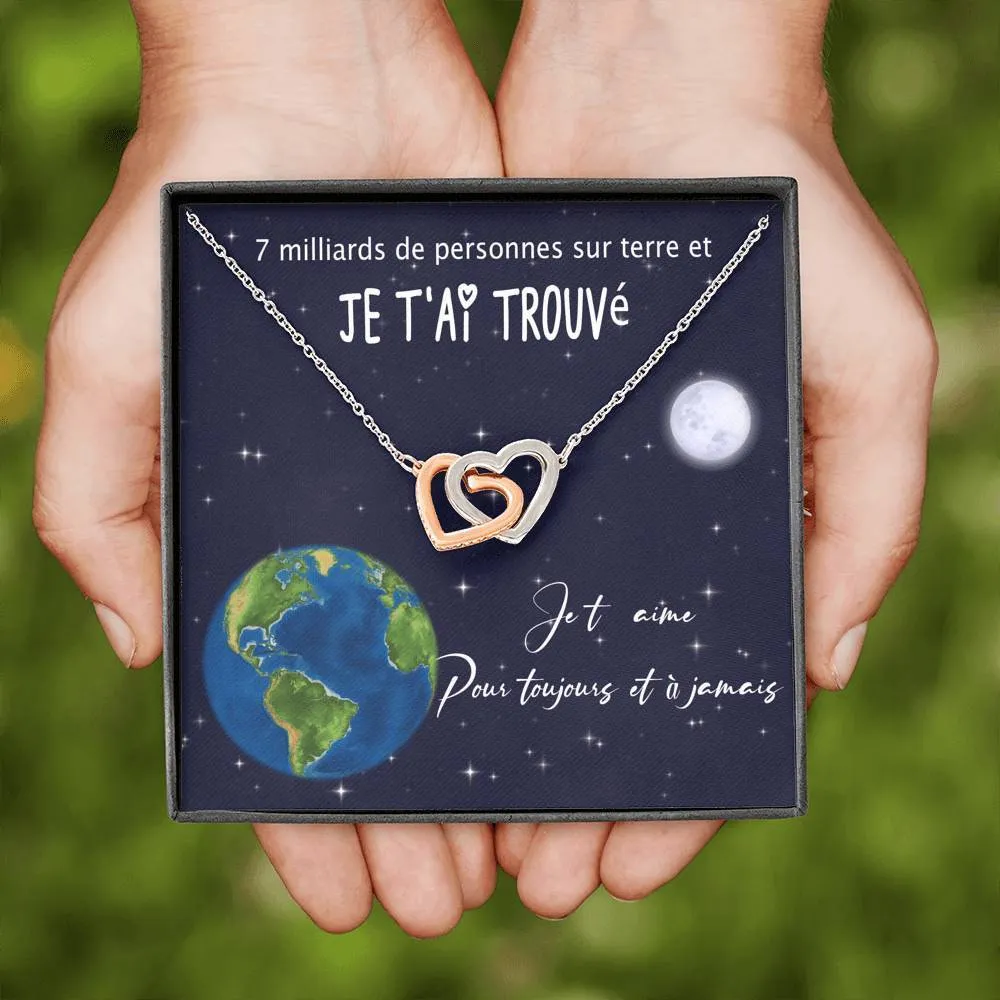 ETERNITY • Collier Déclaration d'amour Double Cœur
