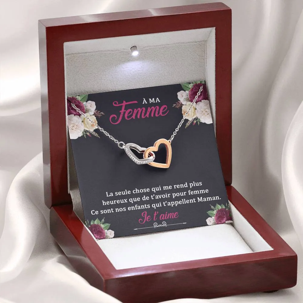 ETERNITY • Collier Déclaration d'amour Double Cœur