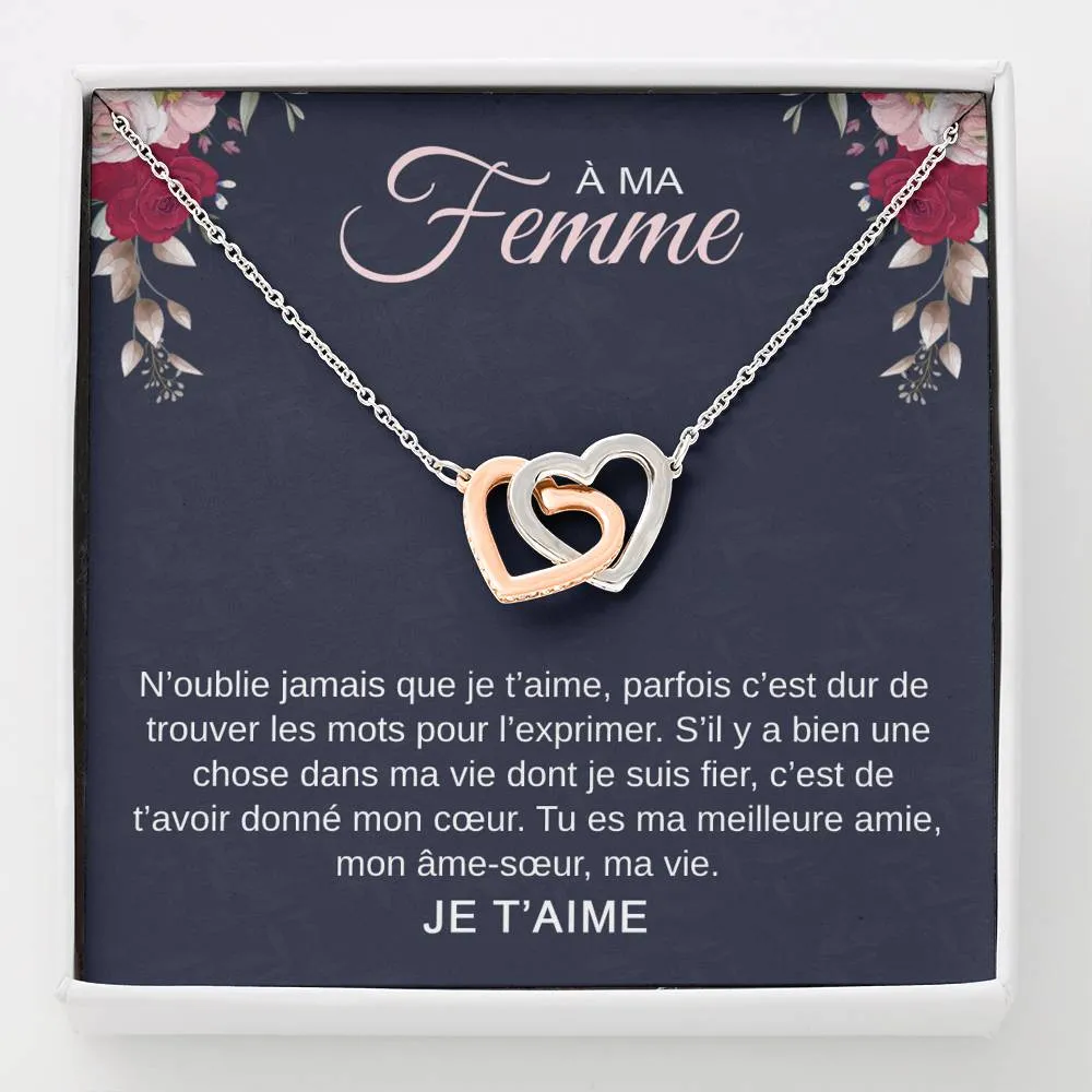 ETERNITY • Collier Déclaration d'amour Double Cœur