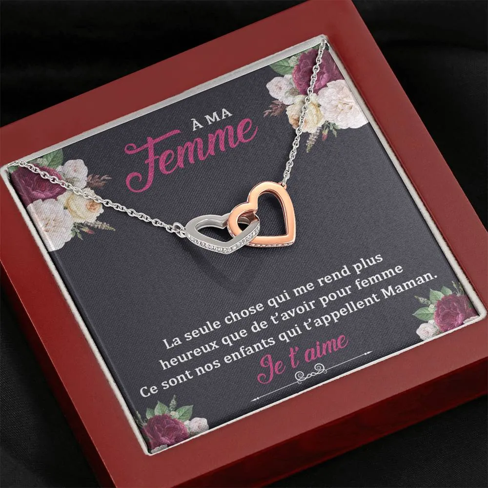 ETERNITY • Collier Déclaration d'amour Double Cœur